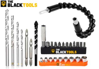 Imagem de Parafusadeira E Furadeira De Impacto 3/8 The Black Tools Tb21-pz Com 2 Baterias Bivolt E Acessorios