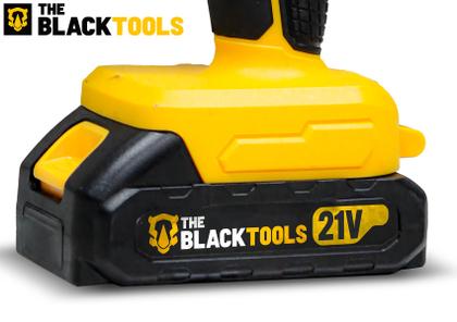 Imagem de Parafusadeira E Furadeira De Impacto 3/8 The Black Tools Tb21-pz Com 2 Baterias Bivolt E Acessorios