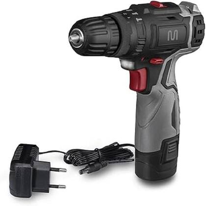 Imagem de Parafusadeira e Furadeira de Impacto com Maleta 13 Acessórios 12 Volts FE006 MULTILASER