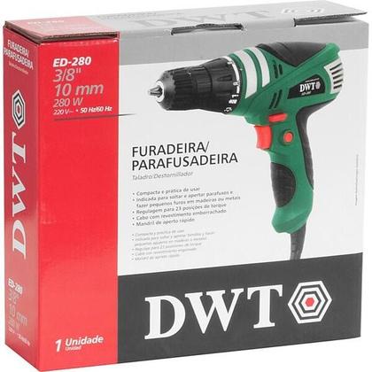 Imagem de Parafusadeira E Furadeira Ed-280 3/8" 220V Dwt