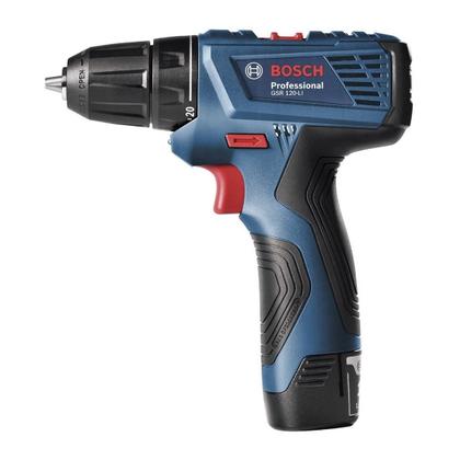 Imagem de Parafusadeira e Furadeira GSR 120-LI com 1 Bateria 12V Bivolt e Maleta BOSCH