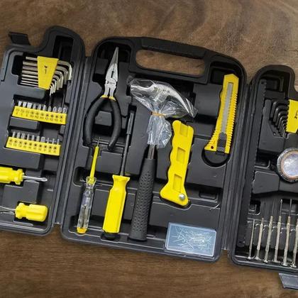 Imagem de Parafusadeira E Furadeira Martelete 1/2 Impacto 220v Concreto E Metal 500w 60hz Mandril 13mm Kit Ferramentas Bits Buchas 200 Peças