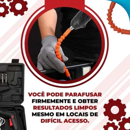 Imagem de Parafusadeira Elétrica Recarregável Portátil Ideal Para Reparos Domésticos Pronta Entrega