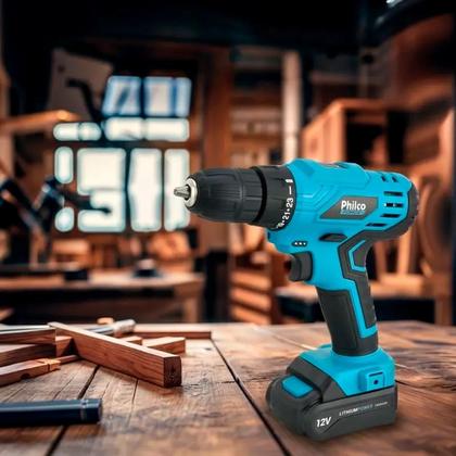 Imagem de Parafusadeira Force 2 Em 1 800rpm Ppf12 Philco Bivolt