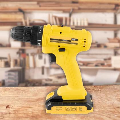 Imagem de Parafusadeira Furadeira 12V Kit Com 2 Baterias 25 Acessórios