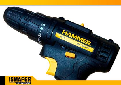 Imagem de Parafusadeira Furadeira 3/8 Bateria + Eixo Extensor Flexivel