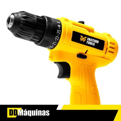Imagem de Parafusadeira Furadeira 3/8 Bivolt A Bateria 12v FST007 - Fasterr Tools