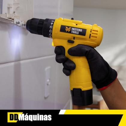 Imagem de Parafusadeira Furadeira 3/8 Bivolt A Bateria 12v FST007 - Fasterr Tools