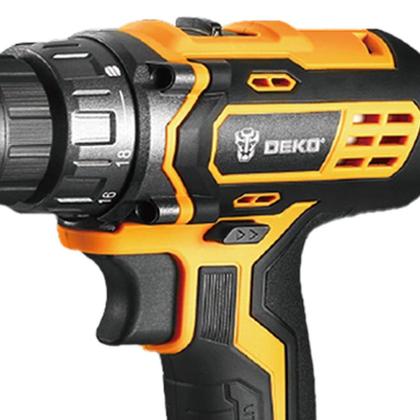 Imagem de Parafusadeira Furadeira 3/8 Pol. 20V com Bateria e Carregador Bivolt Deko DKCD20XL01-H5