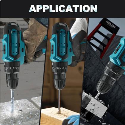 Imagem de Parafusadeira/furadeira 48v C/ Kit Maleta Com Duas Baterias