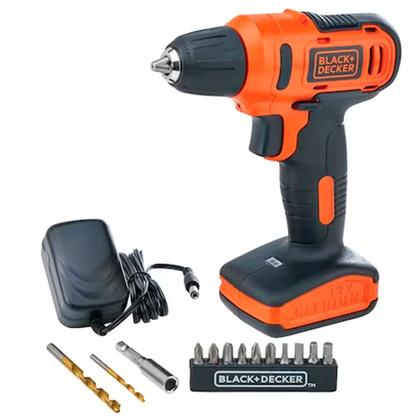 Imagem de Parafusadeira Furadeira a Bateria 12V 3/8” Black + Decker LD12SP-BR