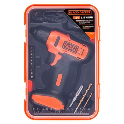 Imagem de Parafusadeira Furadeira a Bateria 12V 3/8” Black + Decker LD12SP-BR
