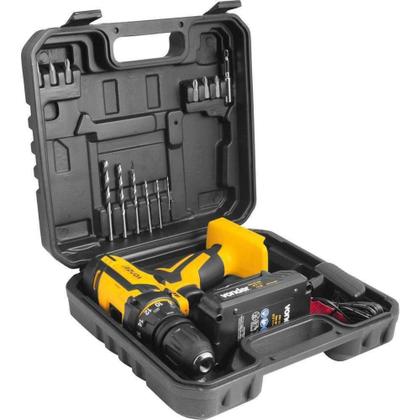 Imagem de Parafusadeira furadeira a bateria 12v vonder pfv112qr