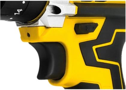 Imagem de Parafusadeira Furadeira a Bateria 21V Recarregável Sem Fio Profissional com Empunhadura Emborrachada Carregador Bivolt Alta Potência