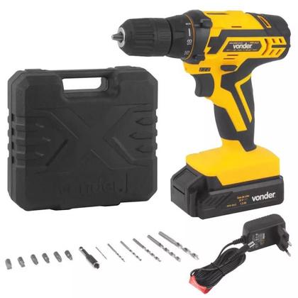 Imagem de Parafusadeira Furadeira Bateria 12v Bivolt Pfv 012 Vonder