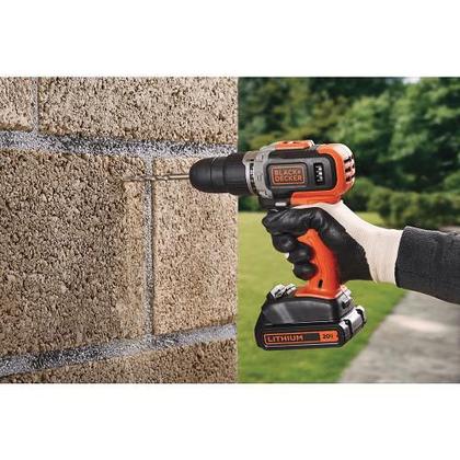 Imagem de Parafusadeira /Furadeira Bateria 20,0V 3/8"" MAX-LI Black Decker
