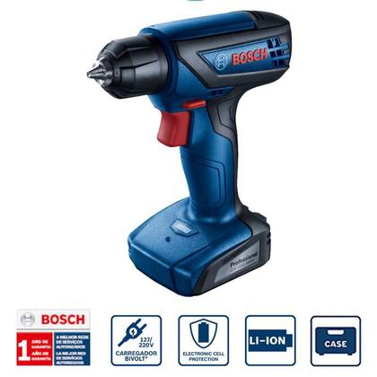 Imagem de Parafusadeira Furadeira Bosch GSR 1000 Smart 12V bateria e maleta