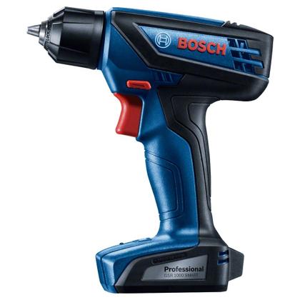 Imagem de Parafusadeira Furadeira Bosch GSR 1000 Smart 12V Com 10 bits, 1 Carregador e Maleta