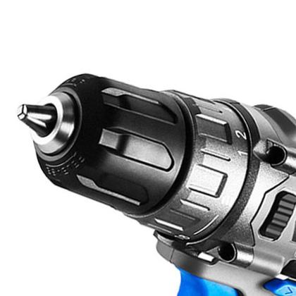 Imagem de Parafusadeira Furadeira Brushless 3/8 Pol. 20V com 2 Baterias 1,5Ah Lí-Íon Carregador Bivolt e Maleta com Acessórios
