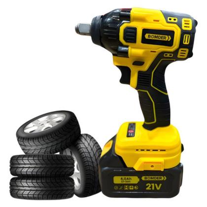 Imagem de  Parafusadeira Furadeira Chave de Impacto Torque Poderoso 210/320 Nm Kit Completo para Profissionais