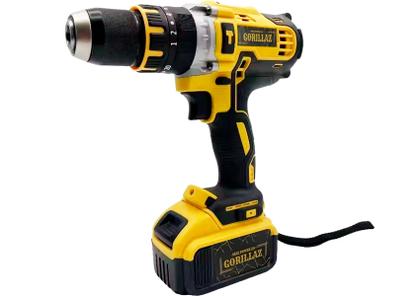 Parafusadeira Furadeira De Impacto 21v 2 Baterias Com Maleta