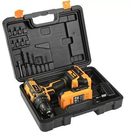 Imagem de Parafusadeira Furadeira de Impacto 3/8 Polegadas 20V 2 Baterias 1.5AH Maleta com Acessórios Deko