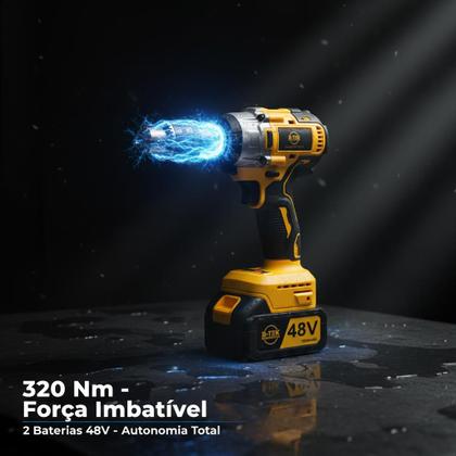 Imagem de Parafusadeira Furadeira de Impacto BTEK 48V