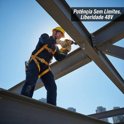 Imagem de Parafusadeira Furadeira de Impacto BTEK 48V