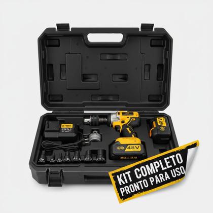 Imagem de Parafusadeira Furadeira de Impacto BTEK 48V