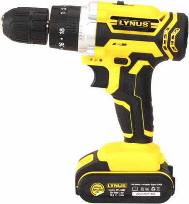 Imagem de Parafusadeira Furadeira de Impacto com 2 Baterias 20V Carregador Bivolt e Maleta PFL-20B2 LYNUS