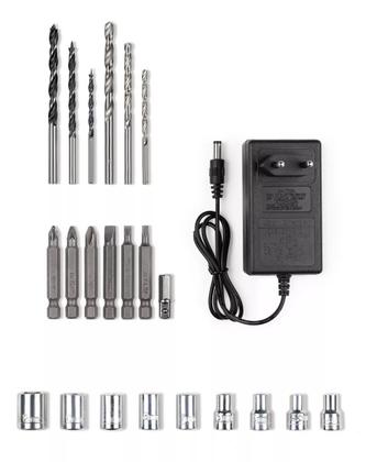 Imagem de Parafusadeira Furadeira De Impacto Eletrozon 2 BATERIAS 24v