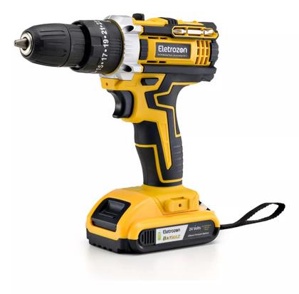 Imagem de Parafusadeira Furadeira De Impacto Eletrozon 2 BATERIAS 24v