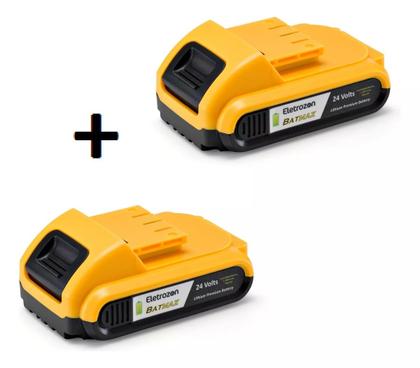 Imagem de Parafusadeira Furadeira De Impacto Eletrozon 2 BATERIAS 24v