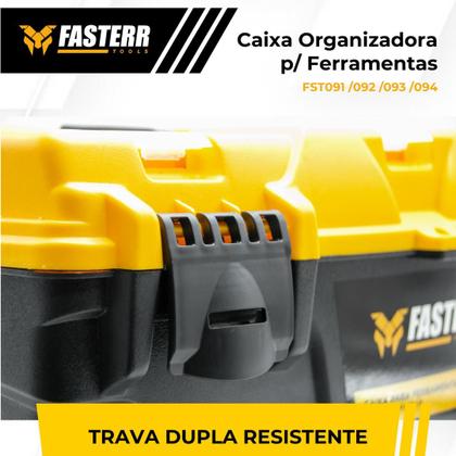 Imagem de Parafusadeira Furadeira De Impacto Profissional 21v com Caixa de ferramentas Fasterr