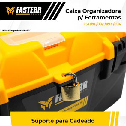 Imagem de Parafusadeira Furadeira De Impacto Profissional 21v com Caixa de ferramentas Fasterr