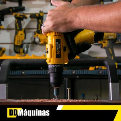 Imagem de Parafusadeira Furadeira De Impacto Profissional 21v com Caixa de ferramentas Fasterr