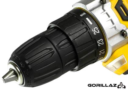 Imagem de Parafusadeira Furadeira De Impacto Sem Fio 2 Bateria 21v 3/8 10mm Com Kit Brocas E Buchas 300 Peças