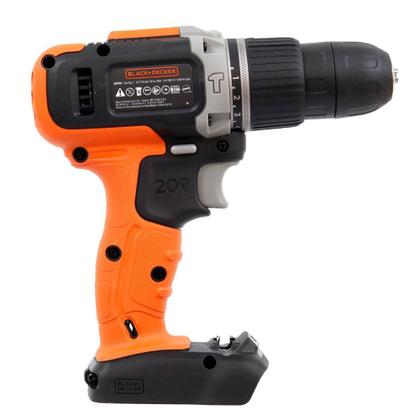 Imagem de Parafusadeira Furadeira de Impacto Sem Fio a Bateria 20V Max 3/8 Pol. VVR Black Decker