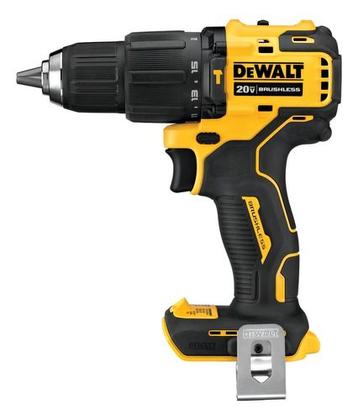 Imagem de Parafusadeira Furadeira Dewalt Dcd709d2 1/2'' 13 Mm Com Impacto 20v Max Ion De Litio Brushless Carregador 2 Baterias