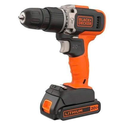 Imagem de Parafusadeira Furadeira Impacto 20v Bateria Biv Black+Decker - B & DECKER