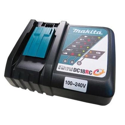 Imagem de Parafusadeira Furadeira Impacto Makita 18V, 50Nm força, com Maleta, Bateria 3,0Ah e Kit Bits 18 Peças  Profissional  DHP485RF1J