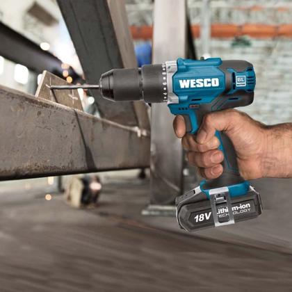 Imagem de Parafusadeira Furadeira Impacto Wesco WS2921 Motor Brushless