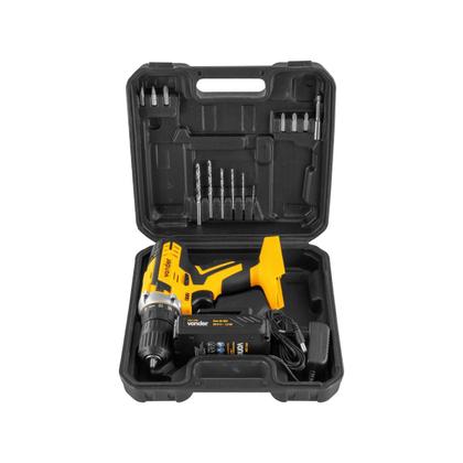 Imagem de Parafusadeira Furadeira Sem Fio 20V Sem Impacto Maleta Carregador Bivolt PFV238 Vonder