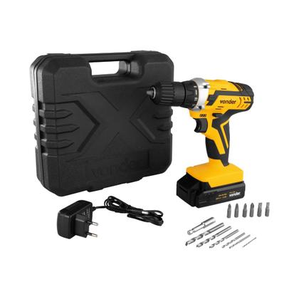 Imagem de Parafusadeira Furadeira Sem Fio 20V Sem Impacto Maleta Carregador Bivolt PFV238 Vonder