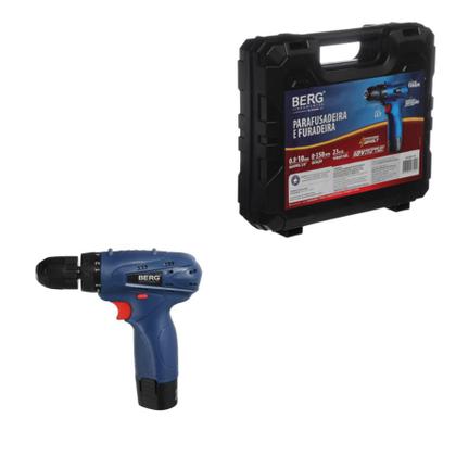 Imagem de Parafusadeira Furadeira Sem Fio Bivolt 12v Corneta 110/220v