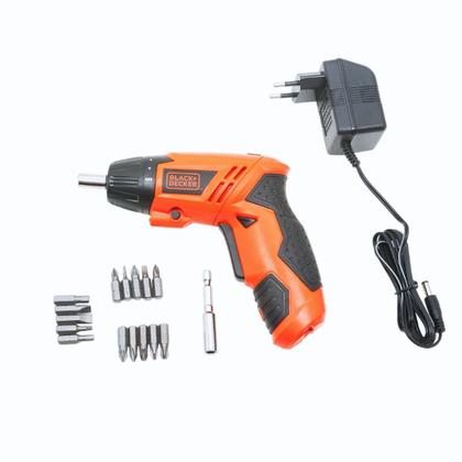 Imagem de Parafusadeira Manual a Bateria 4,8V KC4815 Bivolt - Black e Decker