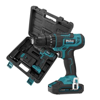 Imagem de Parafusadeira Philco PPF21M Maleta + Fenda e Philips 21V