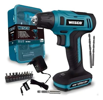 Imagem de Parafusadeira Sem Fio Com Carregador 12v/10mm Ws2555k Wesco