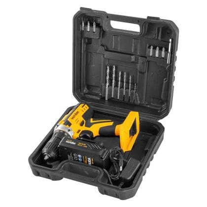 Imagem de Parafusadeira Vonder 20v Bivolt Modelo 6001238000 Com Maleta
