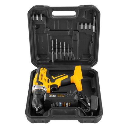 Imagem de Parafusadeira Vonder 20v Bivolt Modelo 6001238000 Com Maleta